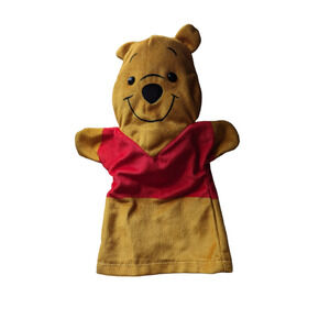 DISNEY baby Melissa and Doug Plush WINNIE THE POOH Hand Puppet
